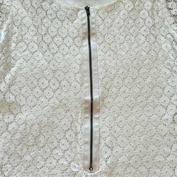 Fab’rik Lace Overlay Cream Dress - Picture 4 of 5